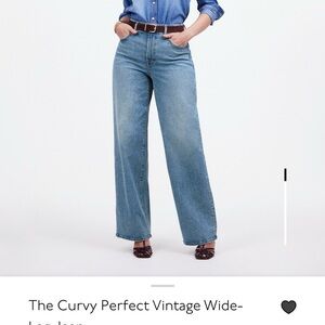 Madewell Curvy Perfect Vintage Wide Leg Jeans